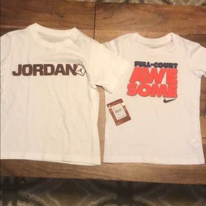 2 Nike Boys Graphic T-Shirts